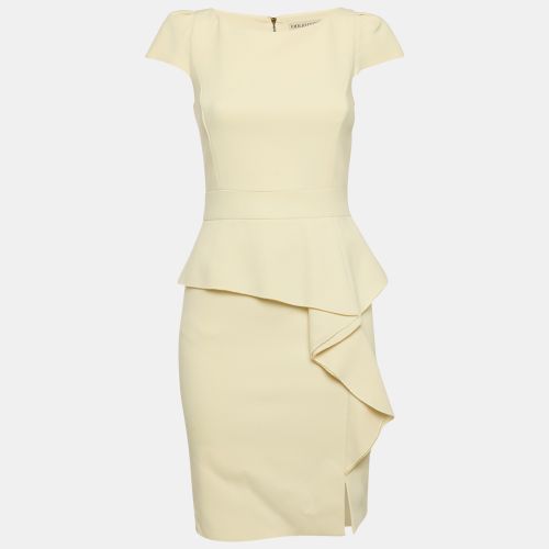 Wool Ruffled Cap Sleeve Mini Dress S - Emilio Pucci - Modalova