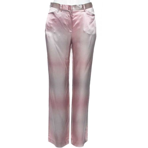 Grey Silk Pants M - Emporio Armani - Modalova