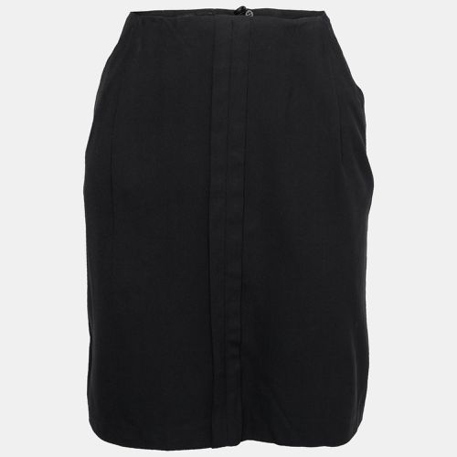 Crepe Pleat Detail Short Skirt M - Emporio Armani - Modalova