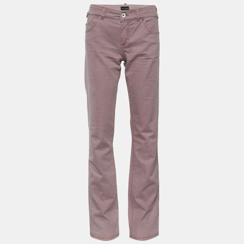 Pale Denim Straight Fit Jeans M - Emporio Armani - Modalova