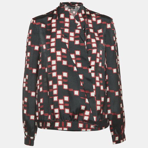 Geometric Print Synthetic Long Sleeve Blouse M - Emporio Armani - Modalova