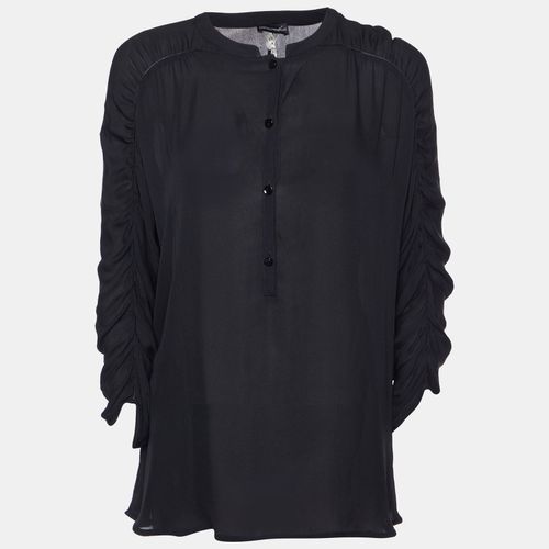 Silk Shirt Blouse L - Emporio Armani - Modalova