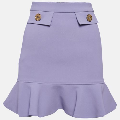 Georgette Flounce Mini Skirt S - Elisabetta Franchi - Modalova