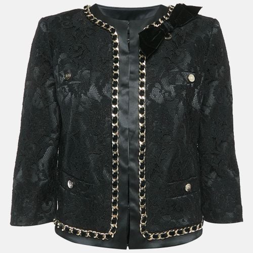 Lace Chain Detail Jacket M - Elisabetta Franchi - Modalova