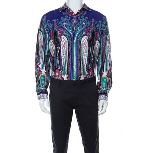 Paistley Print Cotton Shirt L - Etro - Modalova