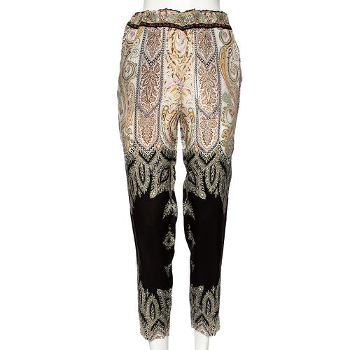 Paisley Printed Sateen Pants M - Etro - Modalova