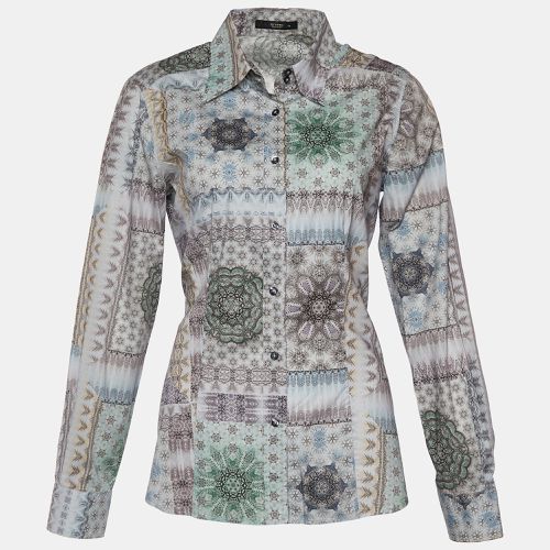 Kaleidoscope Print Stretch Cotton Button Front Shirt M - Etro - Modalova