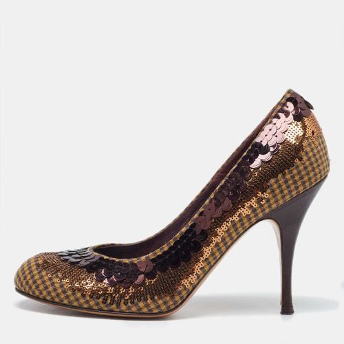 Sequins and Sequins Round Toe Pumps Size 40 - Etro - Modalova