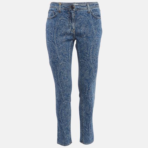 Paisley Pattern Denim Skinny Jeans L Waist 31" - Etro - Modalova