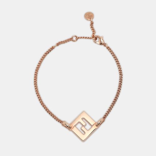 Rose Metal FF Pendant Bracelet - Fendi - Modalova