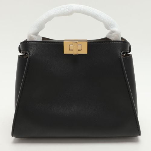 Leather Peekaboo Iconic Essentially Top Handle Bag - Fendi - Modalova