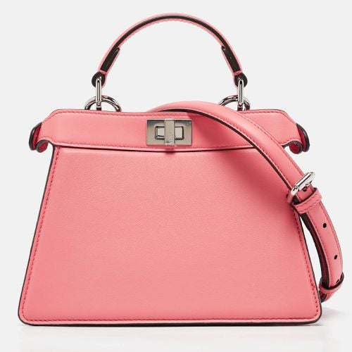 Leather Petite Peekaboo ISeeU Top Handle Bag - Fendi - Modalova