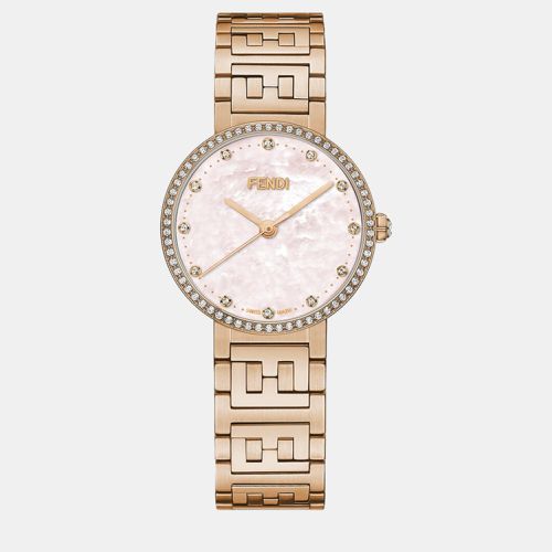 Fendi Rosegold steel Watch - Fendi - Modalova