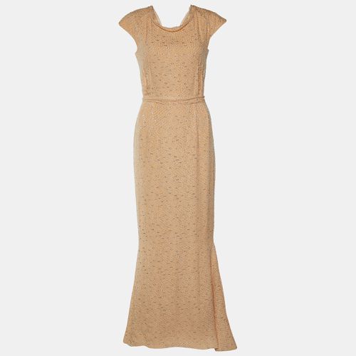 Light Silk Fil Coupe Trail Gown M - Fendi - Modalova