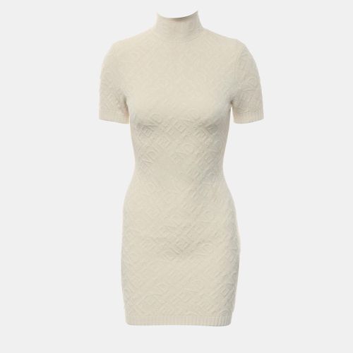 Off White X Skims Logo Embossed High Neck Dress IT Women 38 - Fendi - Modalova