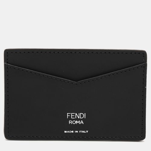 Coated Canvas and Leather Card Holder - Fendi - Modalova