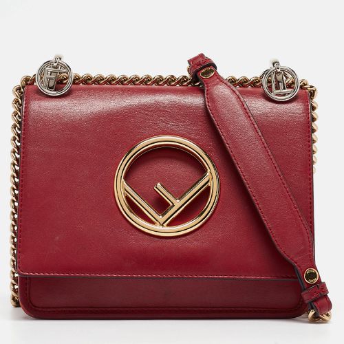 Leather Mini Kan I Shoulder Bag - Fendi - Modalova