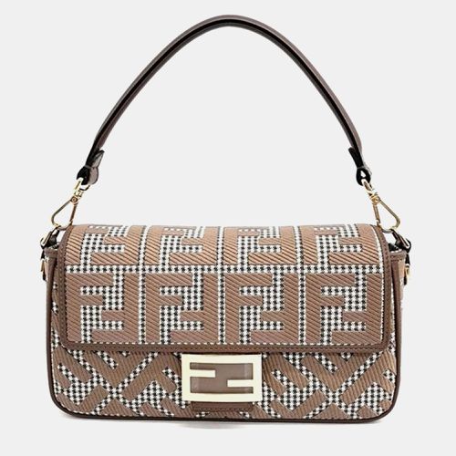 Jacquard Baguette Shoulder Bag - Fendi - Modalova