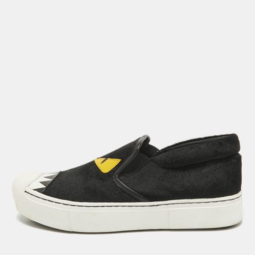 Calf Hair Monster Eyes Slip On Sneakers 37 - Fendi - Modalova