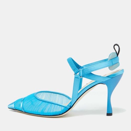 Tulle and Satin Colibri Lite Slingback Pumps Size 39 - Fendi - Modalova