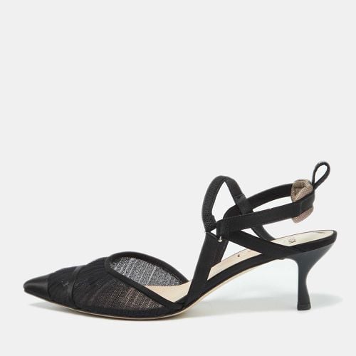 Tulle And Satin Colibri Lite Slingback Sandals Size 39 - Fendi - Modalova