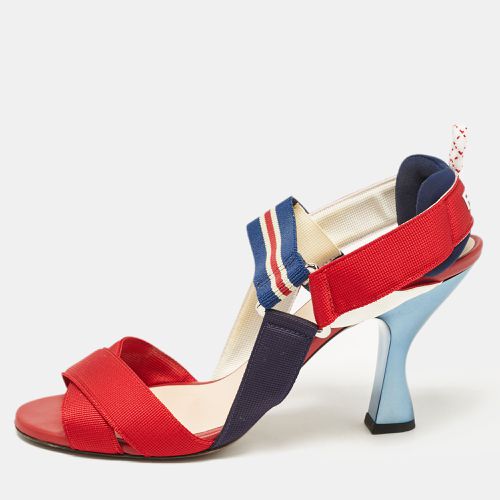 Canvas Ankle Strap Sandals Size 39 - Fendi - Modalova