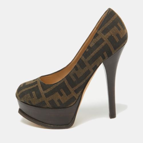 Canvas sta Platform Pumps Size 35.5 - Fendi - Modalova