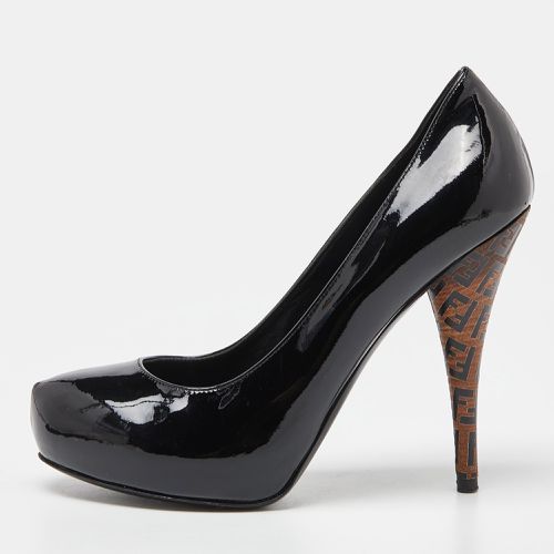 Patent Leather Platform FF Superstar Pump Size 37 - Fendi - Modalova