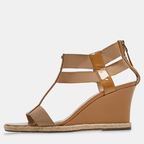 Patent Elastic Wedge Sandals Size 39 - Fendi - Modalova