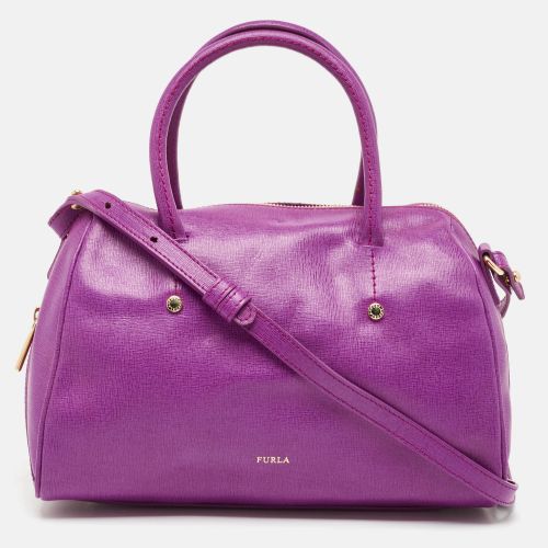 Leather Medium Alissa Boston Bag - Furla - Modalova