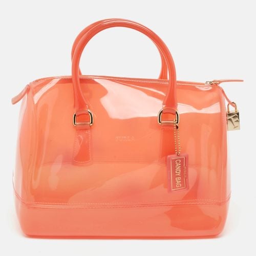 Light Rubber Medium Candy Satchel - Furla - Modalova