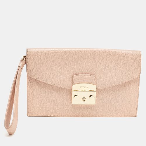 Leather Metropolis Envelope Wristlet Clutch - Furla - Modalova