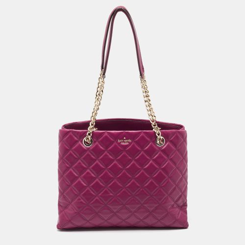 Quilted Leather New York Natalia Tote - Kate Spade - Modalova