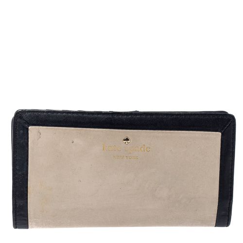 Black Leather Long Wallet - Kate Spade - Modalova