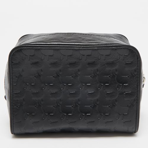 Embossed Leather Pouch - Karl Lagerfeld - Modalova