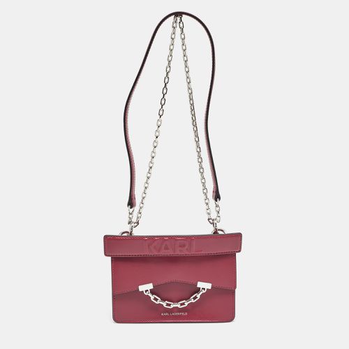 Leather K/Karl Seven Top Handle Bag - Karl Lagerfeld - Modalova