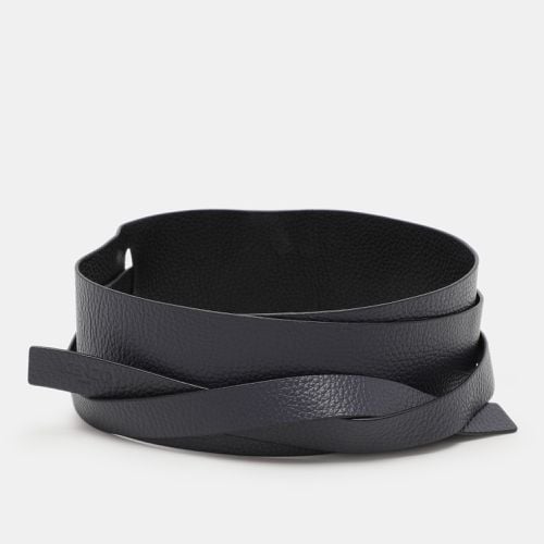 Navy Blue Leather Waist Belt - Kenzo - Modalova