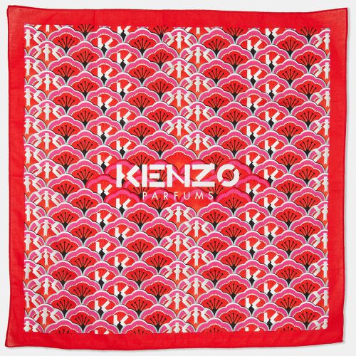 All-Over Print Cotton Square Neckerchief - Kenzo - Modalova