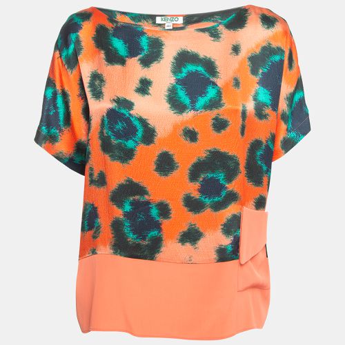 Print Silk Relaxed Fit Blouse M - Kenzo - Modalova