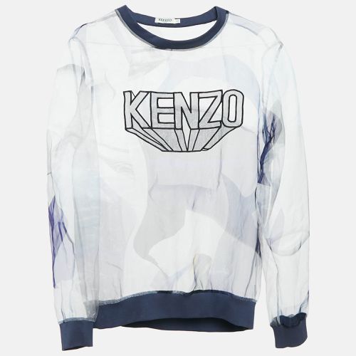 Printed Sheer Organza Sweatshirt S - Kenzo - Modalova