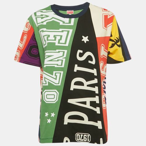 Flag Print Jersey Crewneck T-Shirt L - Kenzo - Modalova