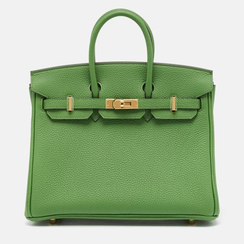 Vert Yucca Togo Leather Gold Finish Birkin 25 Bag - Hermes - Modalova