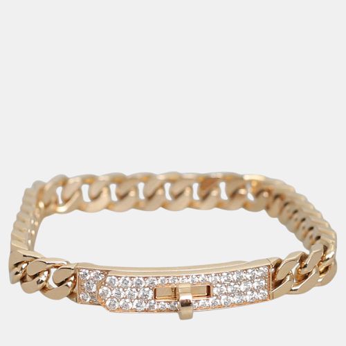 K Rose Diamonds Kelly Gourmette Bracelet - Hermes - Modalova