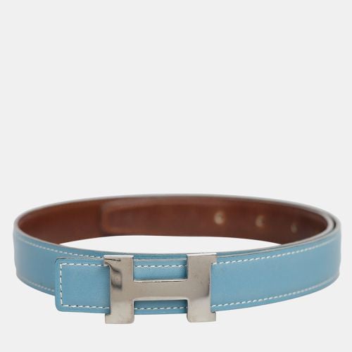 Vintage Reversible H Leather Belt - Hermes - Modalova