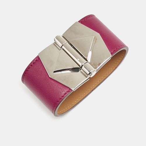 Hermès Bérénice Cuir Leather Palladium Plated Bracelet - Hermes - Modalova