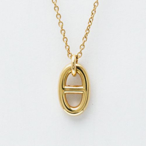 K Gold Chaine D'ancre Farandole Necklace - Hermes - Modalova