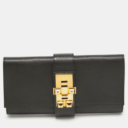 Noir Chevre Mysore Leather Medor 23 Clutch - Hermes - Modalova