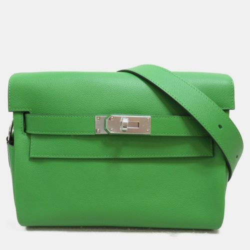 Vert Yucca Evercolor leather Kelly Messenger Bag PM - Hermes - Modalova