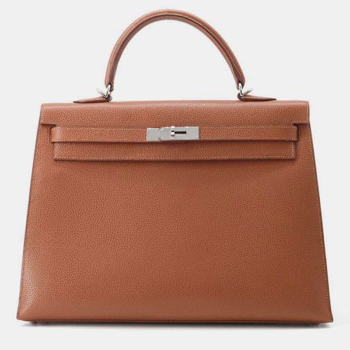 Vache Liege Leather Kelly 35 Tote Bag - Hermes - Modalova