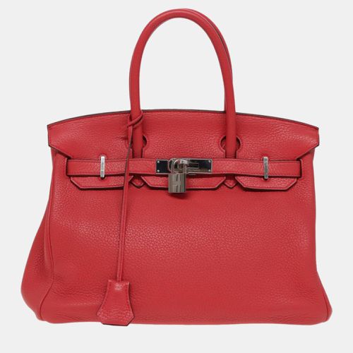 Clemence Leather Birkin 30 Tote Bag - Hermes - Modalova